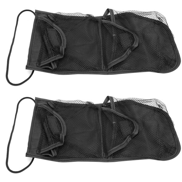 2 stk. Nylon Mesh Golfballpose Golf Stor Kapasitet 36 Baller Bæreholder med Tau