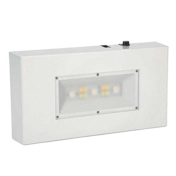 LED Lys Stand Base USB Drevet Multi Belysnings Tilstande Rektangulær Lys Display Base til Krystal Sølv