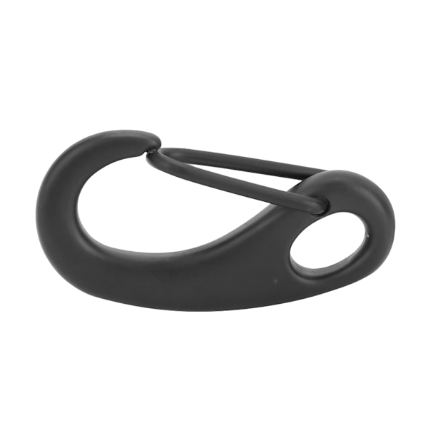 316 Ruostumattomasta Teräksestä Valmistettu Snap Hook Clip Bolt Kit Sukellustarvike (50MM, Musta)