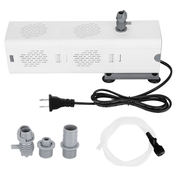 ZYN63 multifunksjonelt akvariumfilter Neddykkbart stille akvariumfilter Vannpumpeboks (US-kontakt 110V)