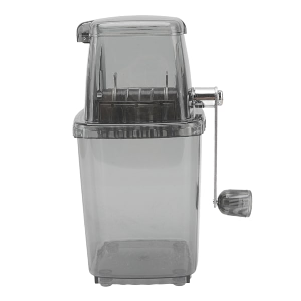 Manuell Ice Crusher Liten bärbar rakapparat Handdriven Snow Cone Machine for Home Grey