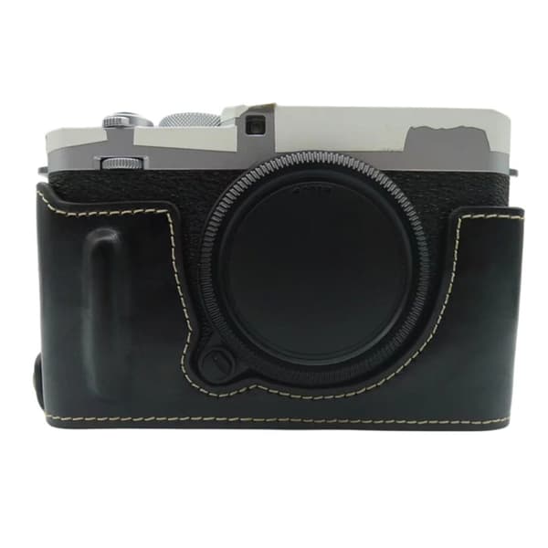 Fujifilm XE4 halvkropsbeskyttelse i læder Sort Svart black