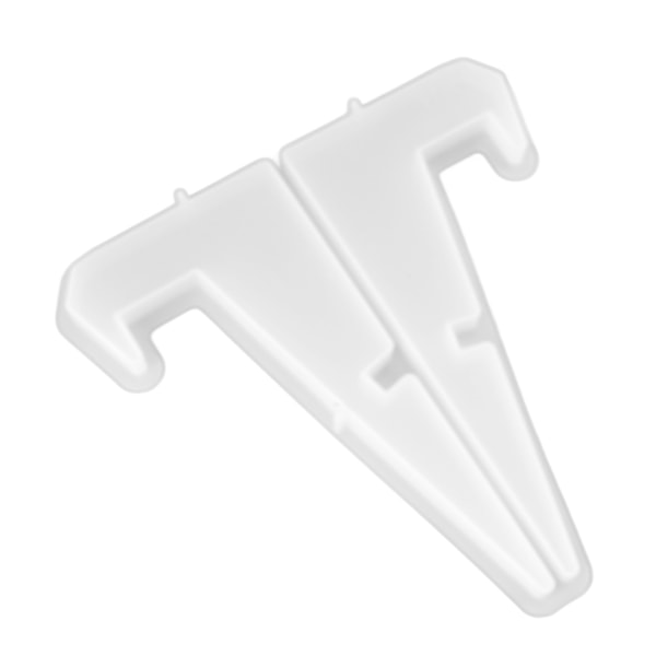 Tallrik Displayställ Silikonform DIY Flexibilitet Återhämtningsförmåga Mobiltelefonhållare Resin Form för Klocka Surfplatta Stor
