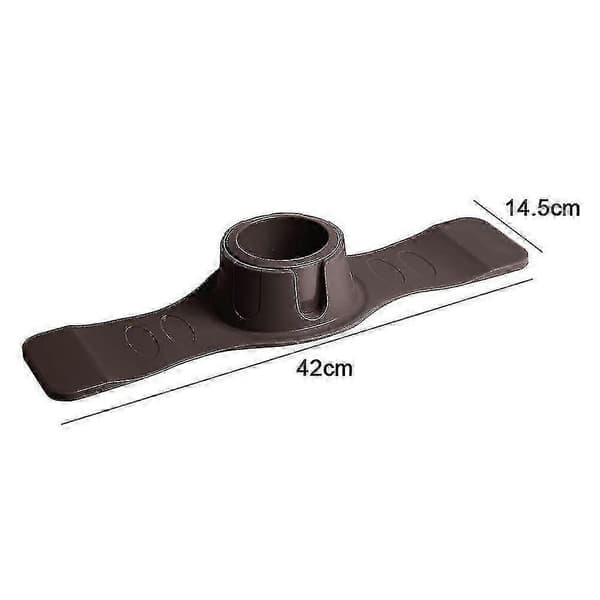 Silikonkoppholder for lenestol, sofa, lenestol - den ultimate drikkeholderen for sofaen din Brown