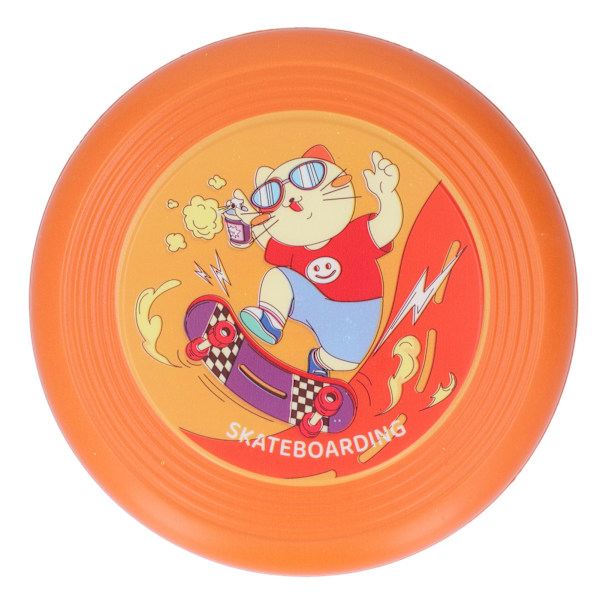 Barn Flying Disc Vikbar Förälder Barn Interaktion Fysisk träning Mjuk PU Sport Disc för utomhuslek katt