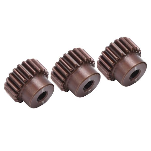 3 stk. RC 3,175 mm 48DP 20T stålpiniongearsæt til 1/10 RC bil børsteløs børstet motor