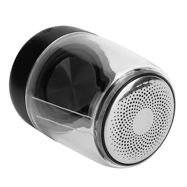 Bluetooth 5.0 Trådlös Högtalare Brusreducering HIFI Stereo Ljud Subwoofer med LED-Ljus Svart