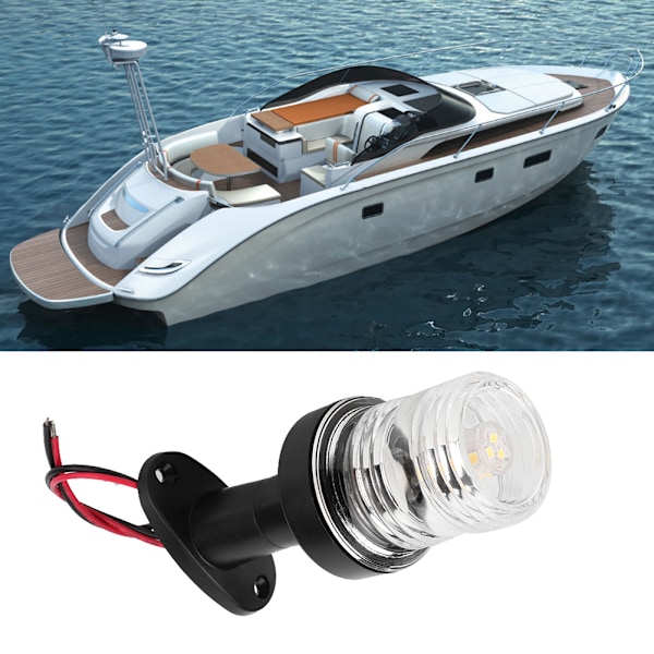 Marine Båds LED Navigationslys Allround 360° Gult Lys med Beslag