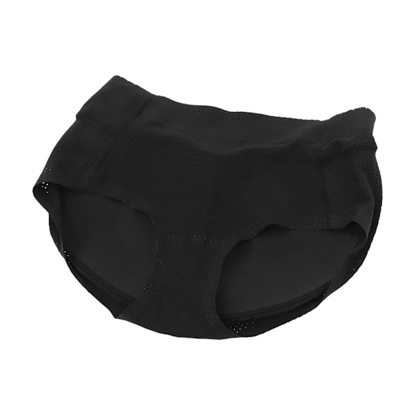 Butt Pads Enhancer Trosor Mellan midja Magkontroll Elastisk Mjuk Andas damunderkläder för bröllop Svart L 60-70 kg