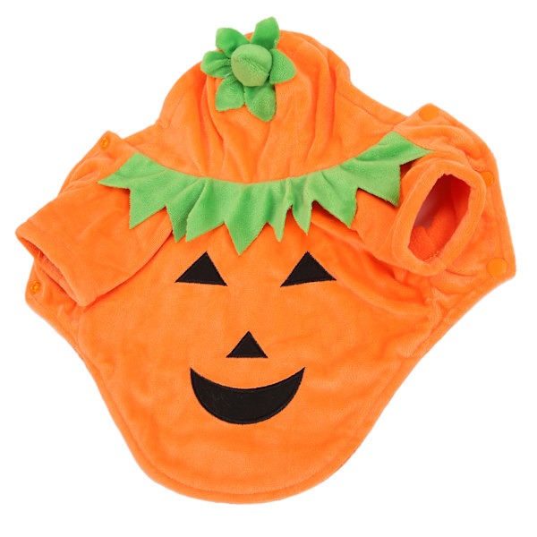 Halloween-kurpitsa koiranvaatteet Sööt lämmin koiranpuku keskikokoisille koirille Syksy Talvi Oranssi L