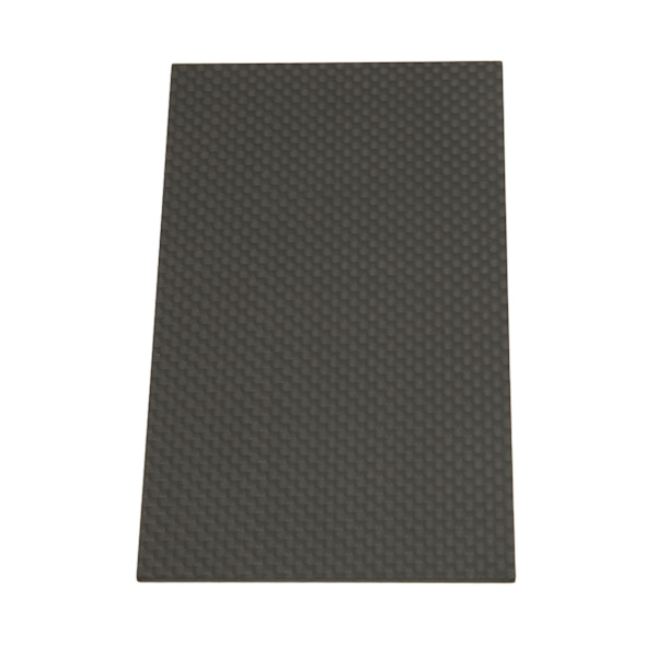 Hög hårdhet 3K kolfiberskiva kyperttyg matt korrosionsbeständig kolfiberskiva för modellflygleksaker 75x125x2,0 mm/3,0x4,9x0,08 tum