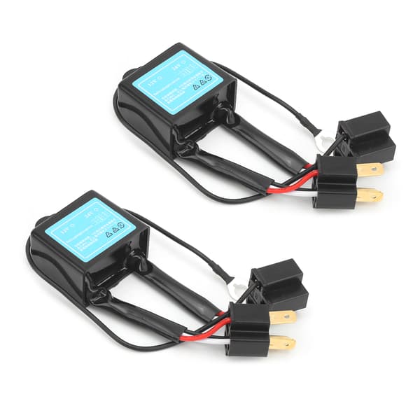 2 stk LED Feilfri Dekoder Frontlys for H4 Polaritetskonverter Anti-Flimmer Feil Eliminering