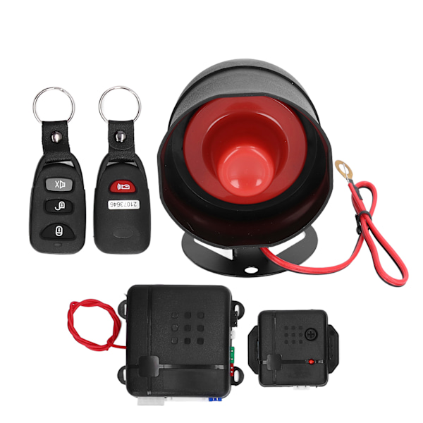 Mobiltelefon Bluetooth APP Remote Start Keyless Entry Kit Billarm Säkerhetssystem Universal för DC12V Sedan Coupe SUV