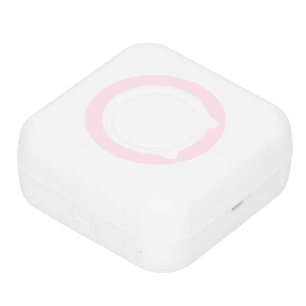 Mini-tulostin Termokannettava Langaton Bluetooth-tarra Virheellinen kysymys Tulostus 200dpi Pinkki