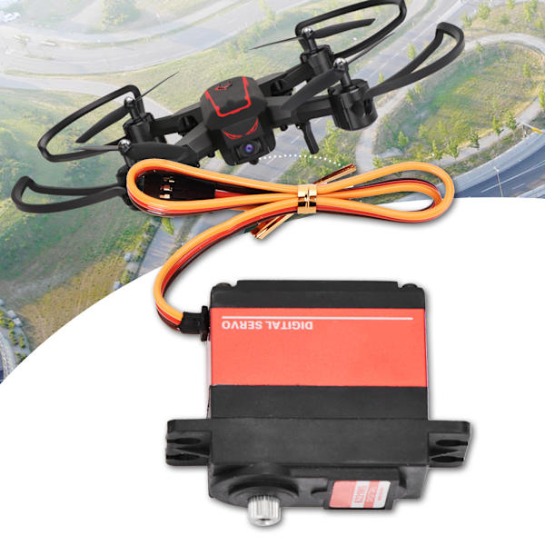 JX PDI-6221MG 20 kg digitalt servomotor med høyt dreiemoment for 1/10 1/8 RC fly og bil
