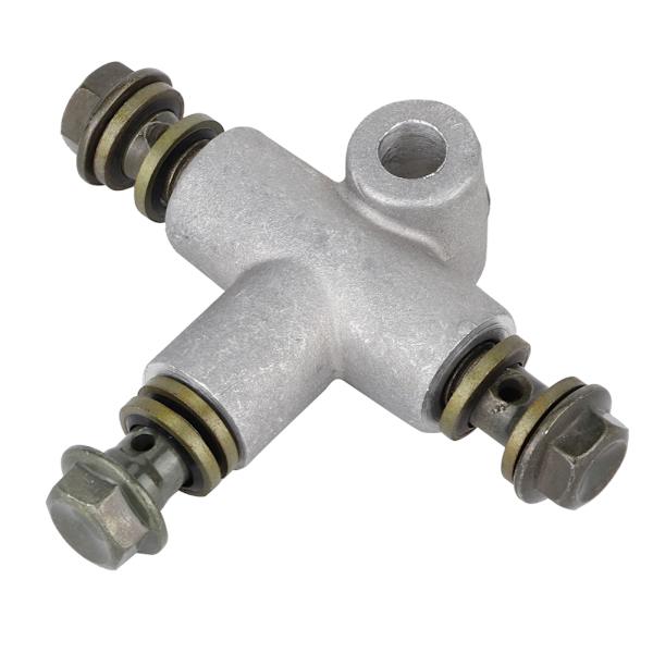 Hydraulisk bremseslange Rørkoblingskobling 3-vejs T-adapter til ATV Kart