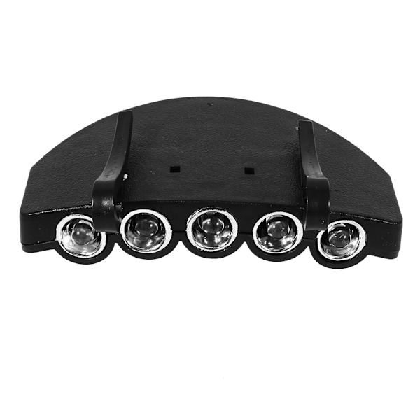 5 LED Keps Hatt Brätte Clip Head Light Lampa Pannlampa Fiske Vandring Cykling Camping