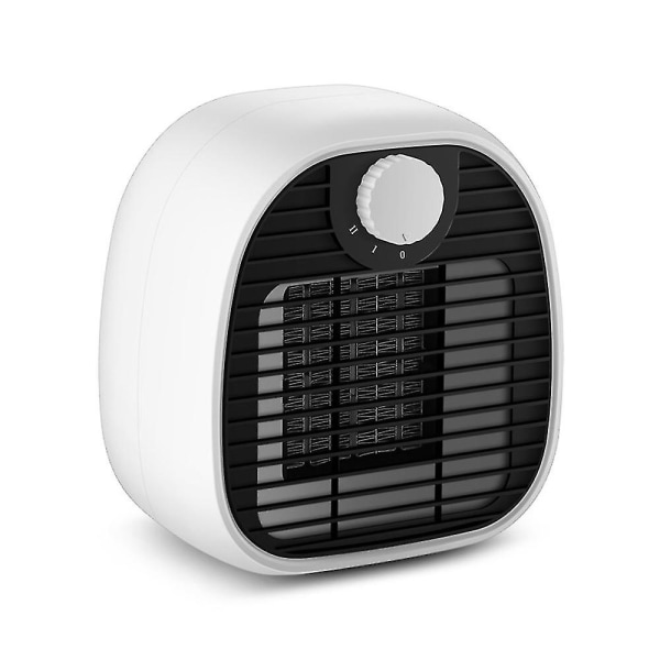 Mini rumvarmer, bordvarmer med væltningsbeskyttelse til kontorbord indendørs, kompakt bærbar UK PLUG