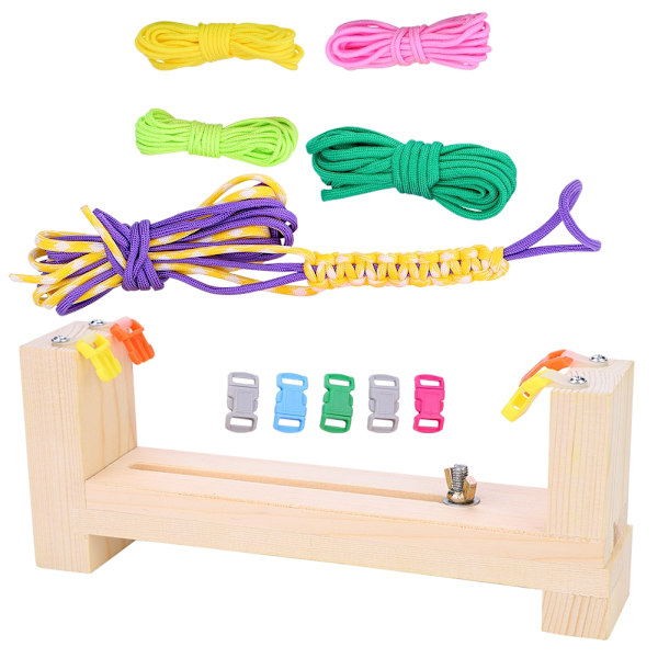 Jig Trä Paracord Armband Maker Fallskärm Sladd Armband Makers DIY Craft Tool