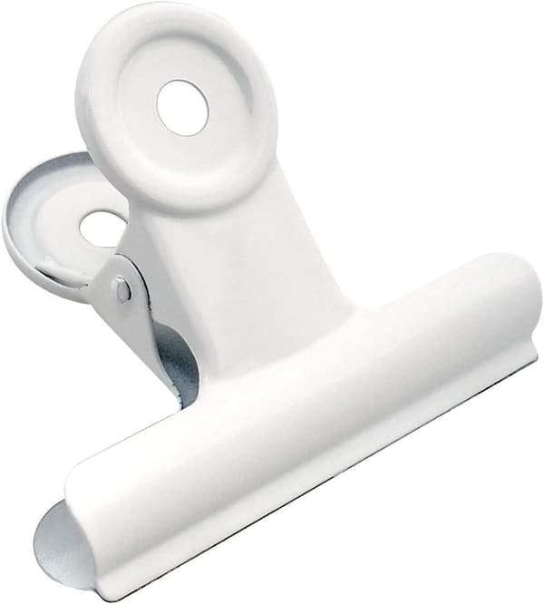 15-pack Coideal 5 cm Bulldog-gem, vitt[LD]