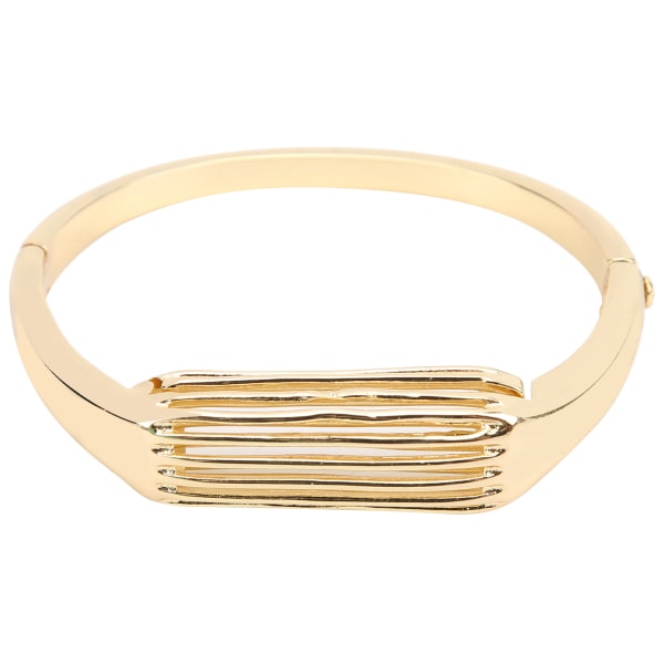 Armbånd i rustfritt stål Metallarmbånd Håndleddsdekorasjonstilbehør for Fitbit Flex 2 Gull