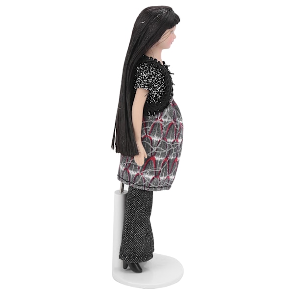 Skala 1:12 Dollhouse Modern kvinna Porslin Docka Dockhus dekoration Tillbehör