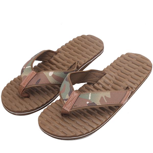 Sommar lättvikts flipflops flerlagers tofflor EVA Outdoors Jakttillbehör(44)