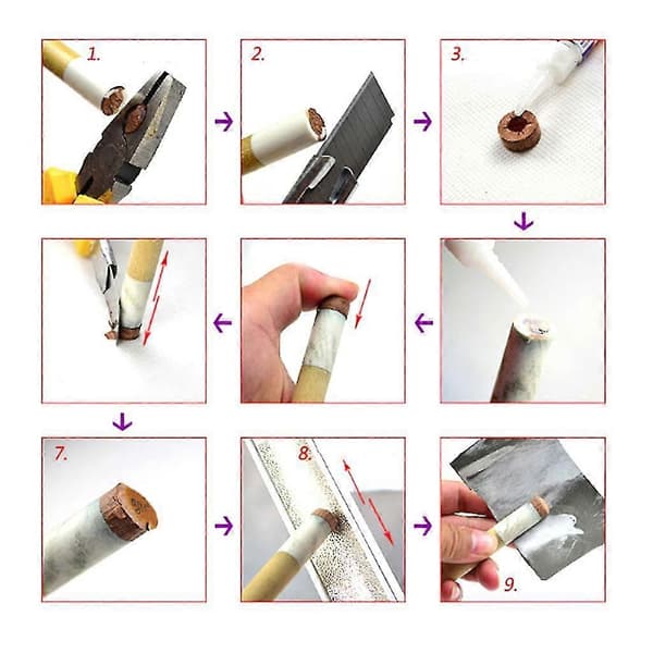 5x Slip-on Pool Cue Tips Plast Snooker Cue Ferrule Billard Til Billardfans