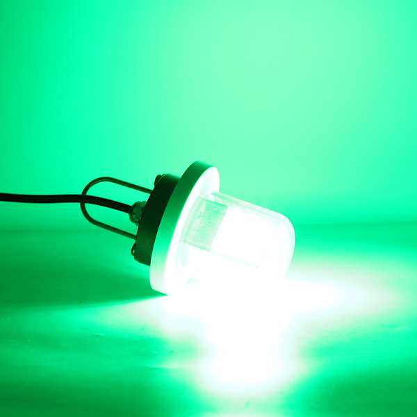 30W LED undervandsfiskeri lys 18000lm Grøn vandtæt fiskeloke tilbehør