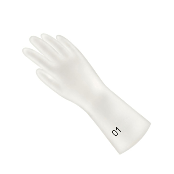 Gjenbrukbare kjøkkenvaskhansker PVC tykkere oppvaskhansker Sklisikre husholdningshansker 5# S(9cm / 3.54in)
