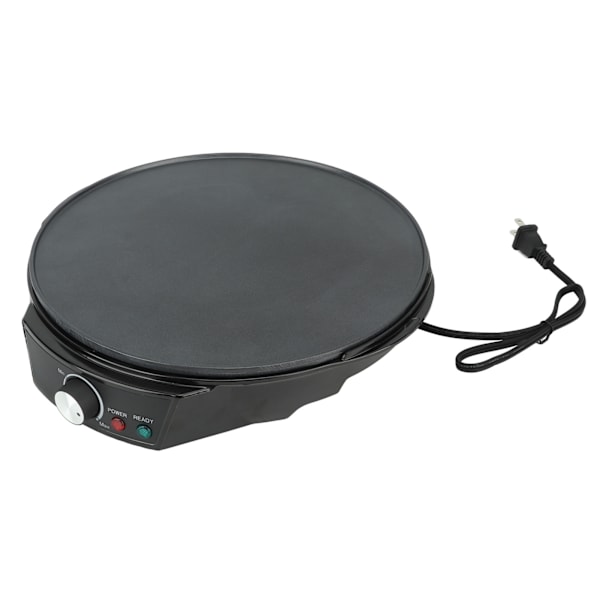 900W Electric Crepe Maker Griddle 30cm Nonstick Griddle Adjustable Temperature Control with Tools US Plug 110V