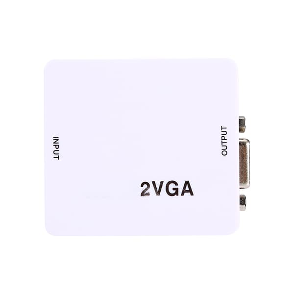 Mini HDMI til VGA-omformer - 1080P Adapter med USB-kabel