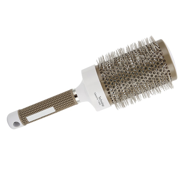 Rund borste Hårföning Styling Ionic Roll Nylonborst Fön Hårborste Kam65#