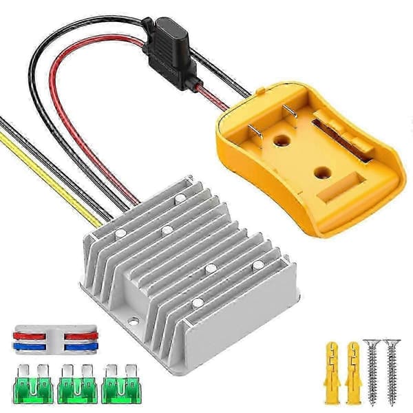 20V til 12V nedstrømsomformer, DC 12V 20A 240W for Dewalt