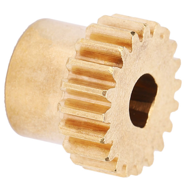 4301-0006-0020 Messinkivaihde 20 hammasta 6 mm D-poraus 0,8 MOD teollisuusrobotille