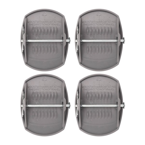 4st Caravan Jack Pads Lastspridning Rostsäker Höghållfast Heavy Duty Jack Lifting Pad Adapter för RV
