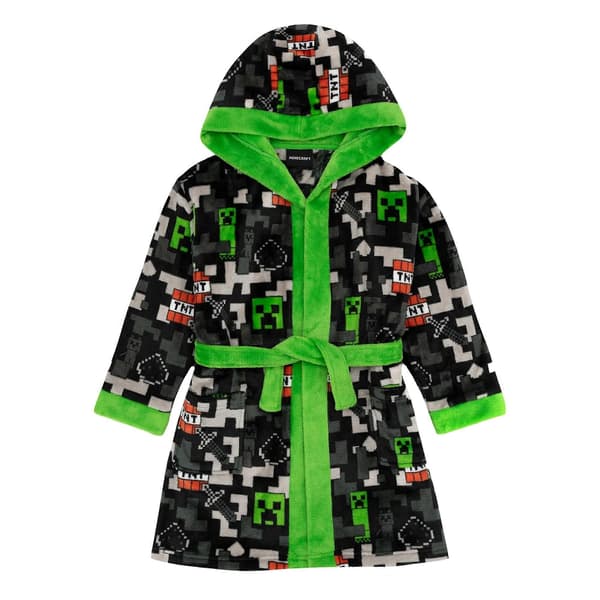 Drenge Creeper TNT Morgenkåbe Black/Green/Grey 11-12 Years