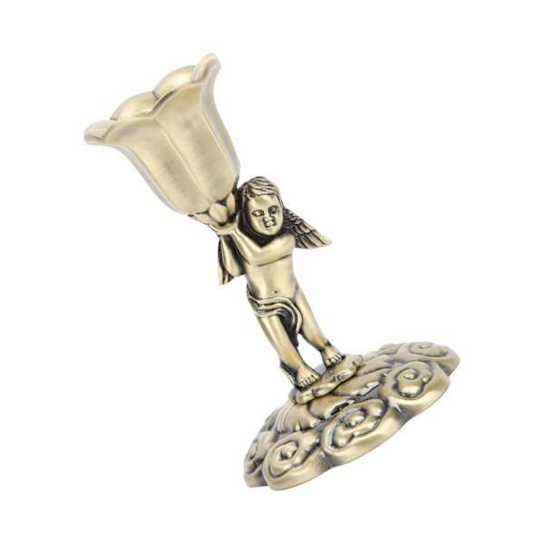 Par Lysestageholder Romantiske Engelgaver til Fødselsdage Jul Jubilæer Halloween Bronze