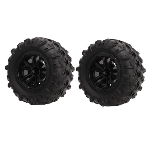 2 st 85mm RC-bildäck 47mm Bredd 12mm Hexadapter Gummibilbytesdäck för SCY 16101 16102 1/16 RC-bil