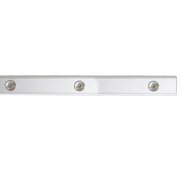 LED-skabbelys Ultratyndt Intelligent Genopladeligt trådløst LED-bevægelsessensorlys til skab 60cm / 23,6in Sølv