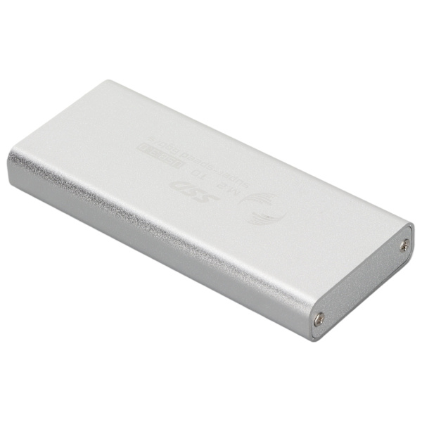 MSATA til USB 3.0 SSD-kabinet Adapter 6 Gbps Overføringshastighed God Varmeafledning SSD-kabinet Conveter-etui til PC