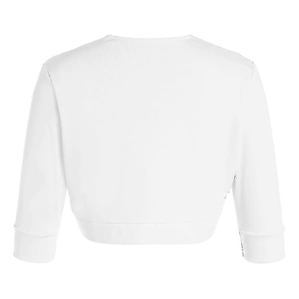 Sommerstroppetopp med åpen front for kvinner i mykt stoff White XL