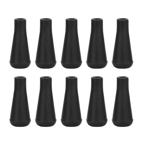 10PCS Rubber Arrowhead Archery Replacement Broadhead for Sports Shooting PracticeBlack 8mm