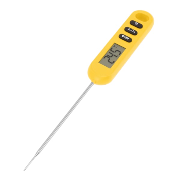 Köttmattermometer Snabblästermometer Digital Matlagning Kök Grilltermometer med lång sond Orange