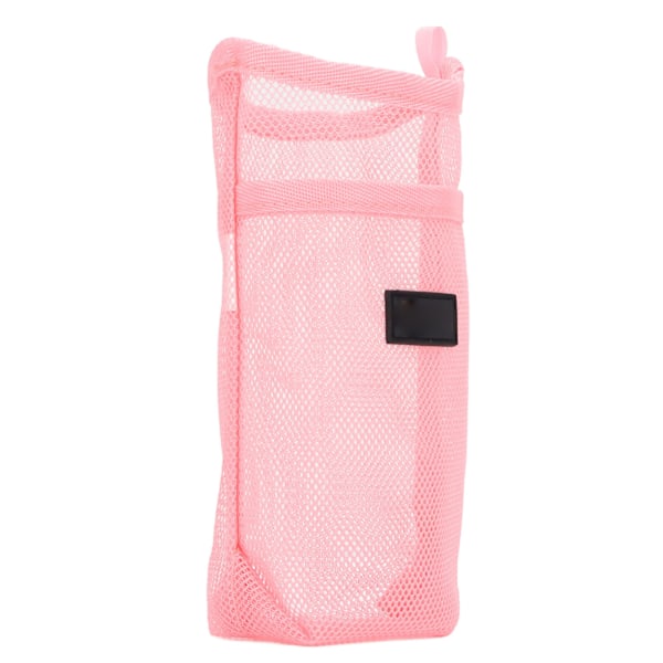 Vattenflaska Sleeve Mesh Vattenflaska Pouch Hållare Fodral för vandring utomhussport Rosa