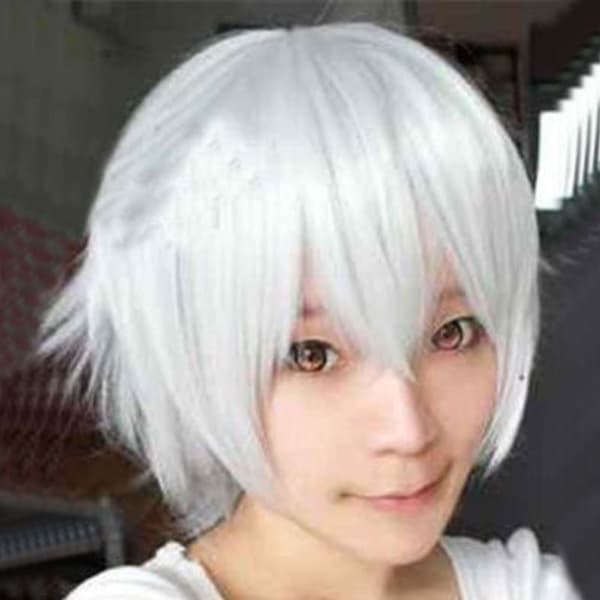 Mode Anime Unisex Kort Lige Paryk Fest orange