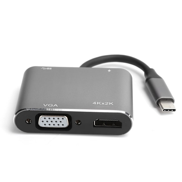 Type C til HD Multimedia Interface VGA USB3.0 USB-C Docking Station 4-i-1 USB-C Konverter 4K
