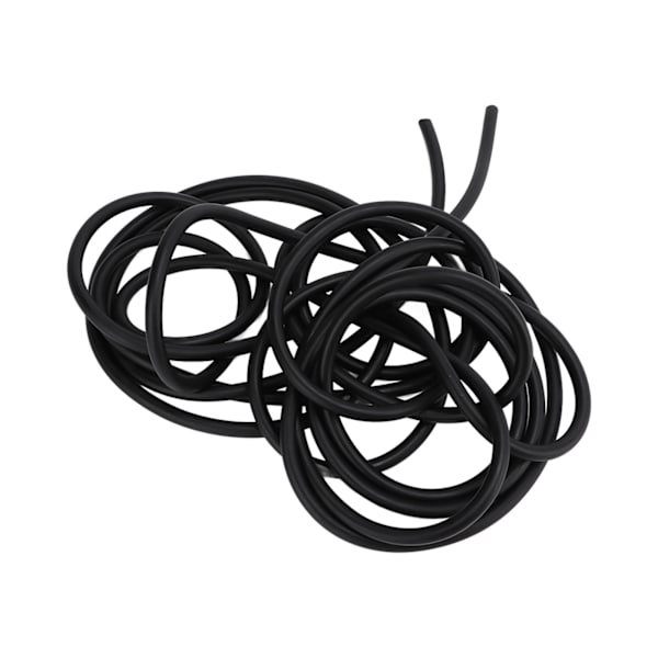 Q4070 5M Naturlatex gummibånd Stræk Elastisk rør Udendørs Jagt Udskiftningsbånd Sort