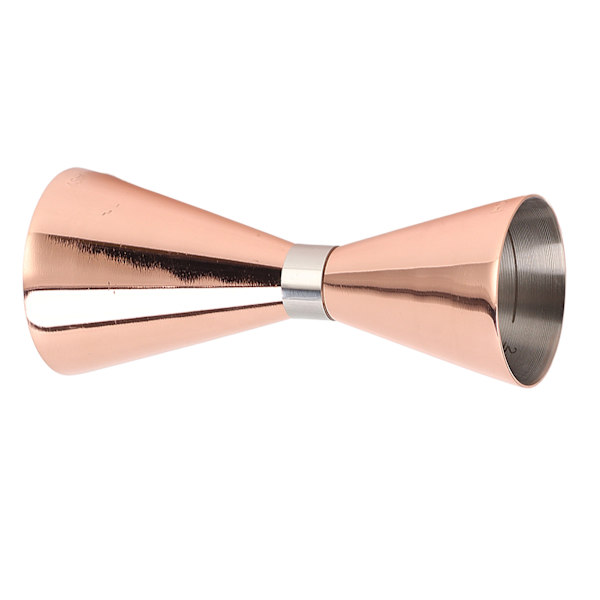 Cocktail Jigger Double Ended 304 rostfritt stål Bar Mätkopp med skala för hemmafest Rose Gold