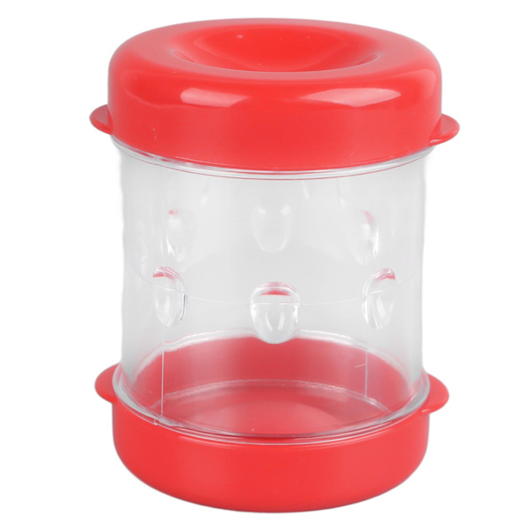 Hard Boiled Egg Peeler Hand Crank Egg Peeler Shaker Egg Shell Remover Tool for Kitchen Accessories Red